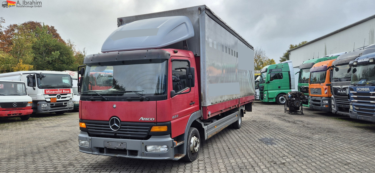 Mercedes-Benz 823 LBW | Radstand 4900 mm | 7.2 m Pritsche Klima | 3 Pedals - Furgoneta con lona: foto 1 Mercedes-Benz 823 LBW | Radstand 4900 mm | 7.2 m Pritsche Klima | 3 Pedals - Furgoneta con lona: foto 1
