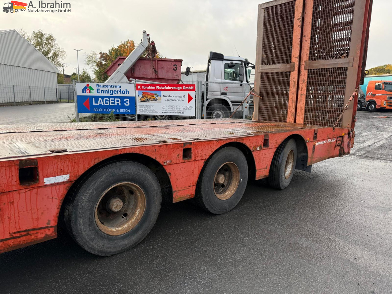 Nooteboom OSD-48-03 V/L ausziehbar | 1 x Lenkachse | Rampen - Semirremolque góndola rebajadas: foto 3 Nooteboom OSD-48-03 V/L ausziehbar | 1 x Lenkachse | Rampen - Semirremolque góndola rebajadas: foto 3