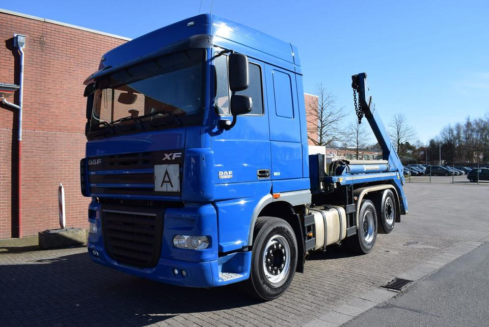 DAF XF 510 Meiller Kipper 6X2 EURO5 Fernbedienung - Camión portacontenedor de cadenas: foto 1 DAF XF 510 Meiller Kipper 6X2 EURO5 Fernbedienung - Camión portacontenedor de cadenas: foto 1