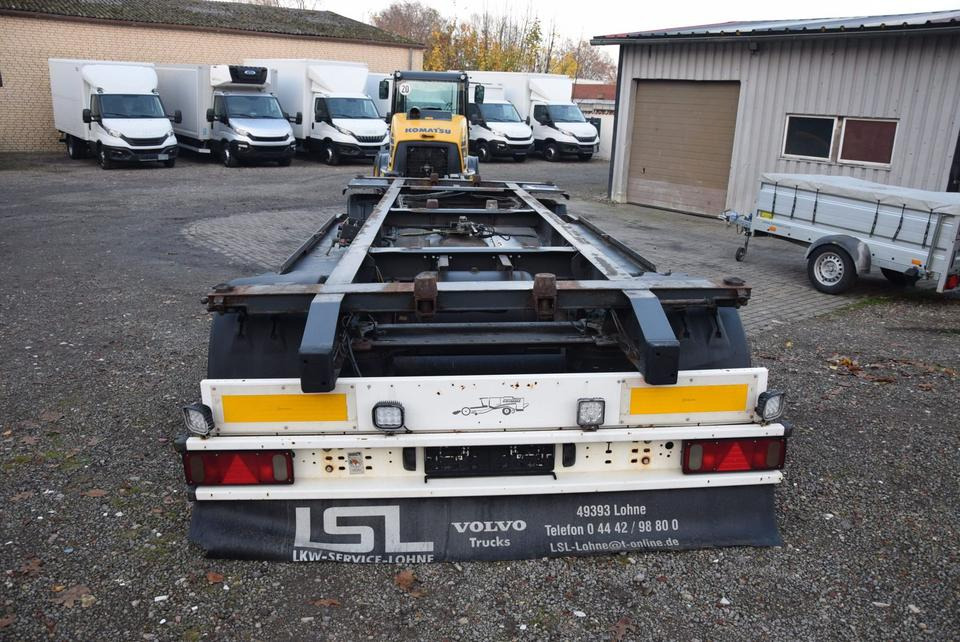 Schmitz Cargobull AFW 18 L20 Maxi SAF Achsen 2 X Palettenkasten - Remolque portacontenedore/ Intercambiable: foto 4 Schmitz Cargobull AFW 18 L20 Maxi SAF Achsen 2 X Palettenkasten - Remolque portacontenedore/ Intercambiable: foto 4