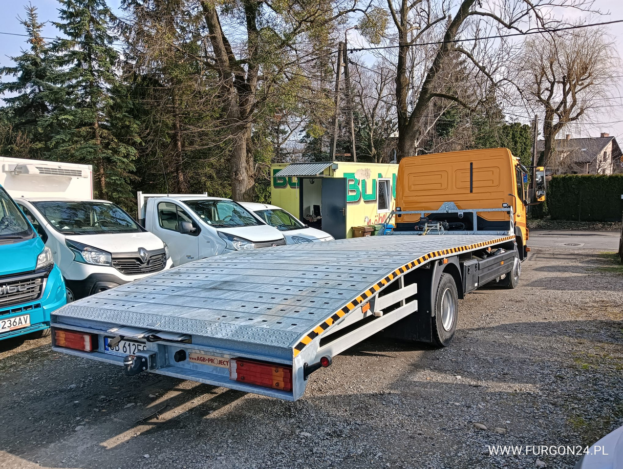 MERCEDES ATEGO 1018 POMOC DROGOWA LAWETA NR 665 - Camión portavehículos: foto 4 MERCEDES ATEGO 1018 POMOC DROGOWA LAWETA NR 665 - Camión portavehículos: foto 4