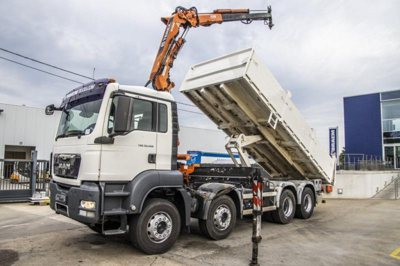 MAN TGS 35.400+TEREX 16T/2 - Camión volquete, Camión grúa: foto 1 MAN TGS 35.400+TEREX 16T/2 - Camión volquete, Camión grúa: foto 1