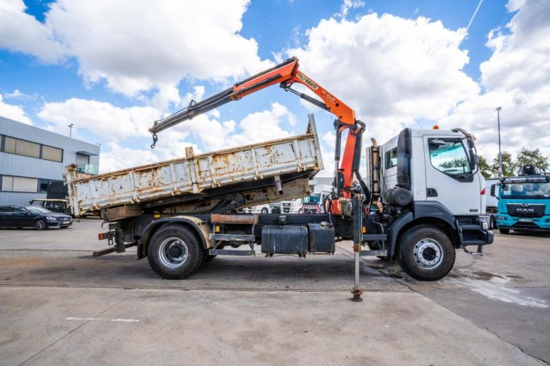 Renault KERAX 320 DCI +BIBENNE+PALFINGER 12Ton/m/2 EXT. - Camión volquete, Camión grúa: foto 3 Renault KERAX 320 DCI +BIBENNE+PALFINGER 12Ton/m/2 EXT. - Camión volquete, Camión grúa: foto 3