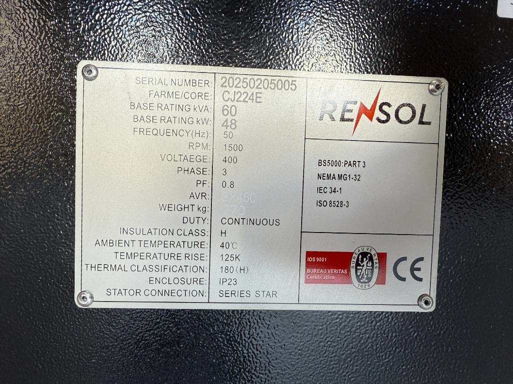 Generador industriale nuevo DPX CJ224E - 60 kVA Alternator - DPX-33904: foto 7