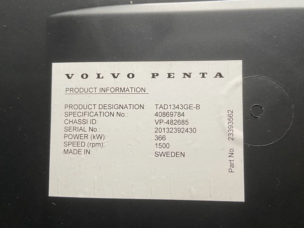 Generador industriale nuevo Volvo TAD1343GE-B - 415 kVA Generator - DPX-18879: foto 9