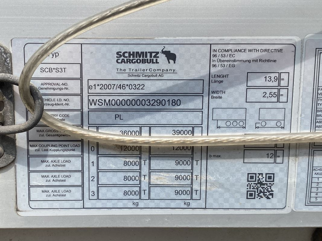 Remolque con toldo SCHMITZ CARGOBULL SCB S3T FIRANA: foto 7