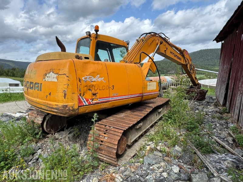 1996 Hyundai Robex 130 LCD-3 gravemaskin med rotator / 2 stk skuffer - Excavadora: foto 5 1996 Hyundai Robex 130 LCD-3 gravemaskin med rotator / 2 stk skuffer - Excavadora: foto 5