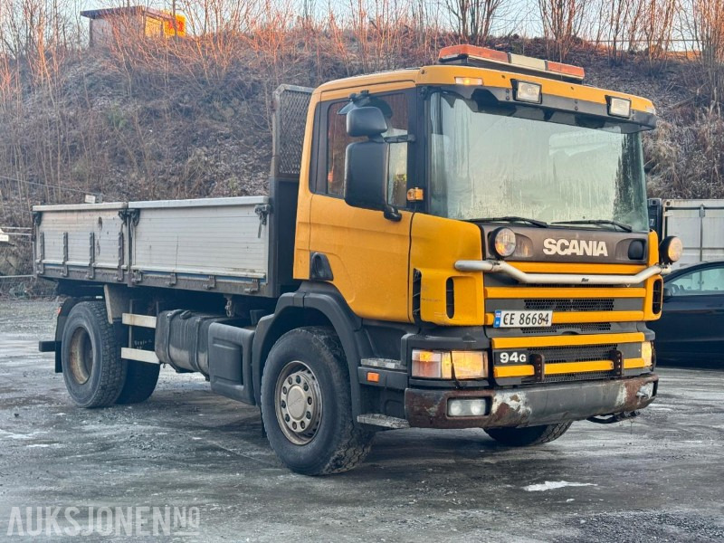 1998 Scania P-serie - 4x2 - Tippbil - Eu-godkjent til 08/26 - Km: 335523 - Camión volquete: foto 3 1998 Scania P-serie - 4x2 - Tippbil - Eu-godkjent til 08/26 - Km: 335523 - Camión volquete: foto 3