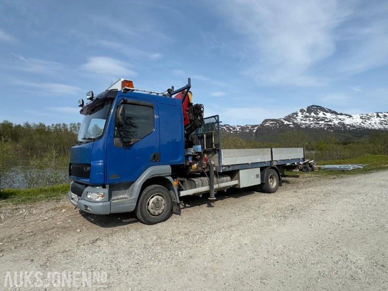 2002 DAF LF 45.220 E12 Kranbil - HMF 913 - S+V Hjul - 202879KM - Camión grúa: foto 1 2002 DAF LF 45.220 E12 Kranbil - HMF 913 - S+V Hjul - 202879KM - Camión grúa: foto 1