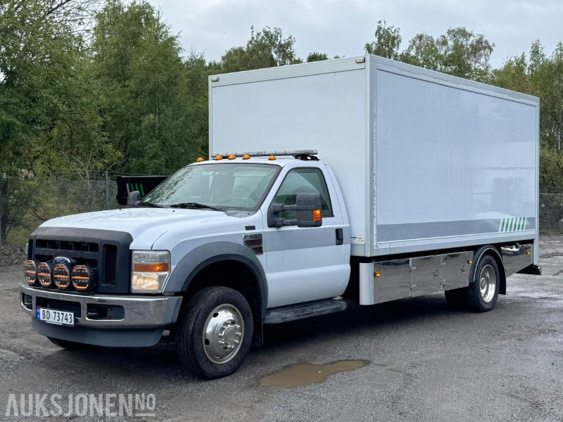 2008 Ford F-550 XL SuperDuty V8 PowerStroke, verkstedvogn/servicebil, Rioned spyleaggregat, Sortimo, fjernstyring, kraftuttak, EU til 06.2026! - Camión caja cerrada: foto 1 2008 Ford F-550 XL SuperDuty V8 PowerStroke, verkstedvogn/servicebil, Rioned spyleaggregat, Sortimo, fjernstyring, kraftuttak, EU til 06.2026! - Camión caja cerrada: foto 1
