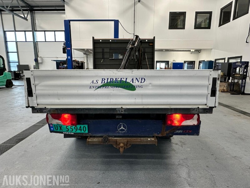 2008 Mercedes-Benz SPRINTER 315 CDI planbil m/ Hiab 013T kran - Furgoneta caja abierta: foto 4 2008 Mercedes-Benz SPRINTER 315 CDI planbil m/ Hiab 013T kran - Furgoneta caja abierta: foto 4