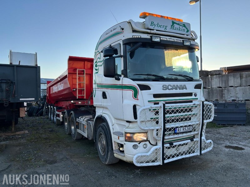 2009 Scania R560 Kombibil selges komplett Tippsemi og Maskinslep - Camión volquete: foto 5 2009 Scania R560 Kombibil selges komplett Tippsemi og Maskinslep - Camión volquete: foto 5