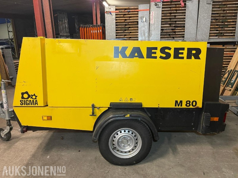 2012 Kaeser M 80 Tilhenger kompressor - Equipo de construcción: foto 2 2012 Kaeser M 80 Tilhenger kompressor - Equipo de construcción: foto 2