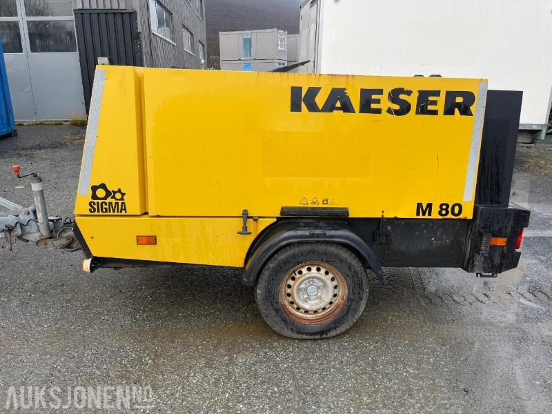 2012 Kaeser M 80 tilhenger kompressor med 2654 timer - Equipo de construcción: foto 2 2012 Kaeser M 80 tilhenger kompressor med 2654 timer - Equipo de construcción: foto 2