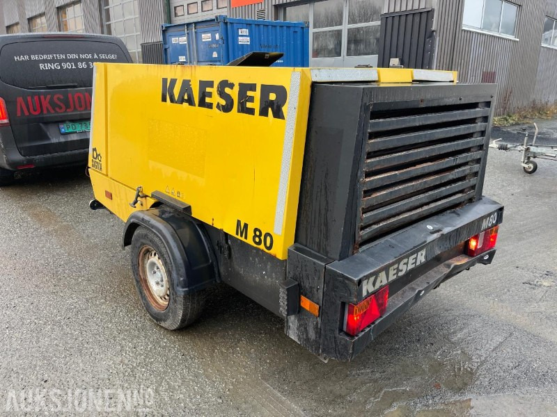 2012 Kaeser M 80 tilhenger kompressor med 2654 timer - Equipo de construcción: foto 3 2012 Kaeser M 80 tilhenger kompressor med 2654 timer - Equipo de construcción: foto 3