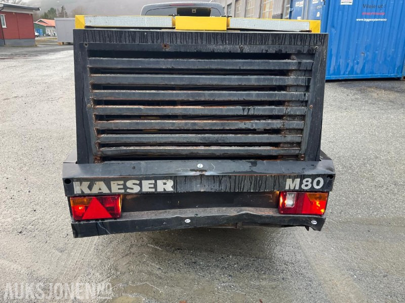 2012 Kaeser M 80 tilhenger kompressor med 2654 timer - Equipo de construcción: foto 4 2012 Kaeser M 80 tilhenger kompressor med 2654 timer - Equipo de construcción: foto 4