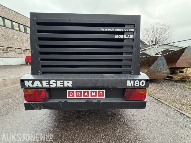 2014 KAESER M80 transportabel kompressor 8,0 m3 - Equipo de construcción: foto 4 2014 KAESER M80 transportabel kompressor 8,0 m3 - Equipo de construcción: foto 4