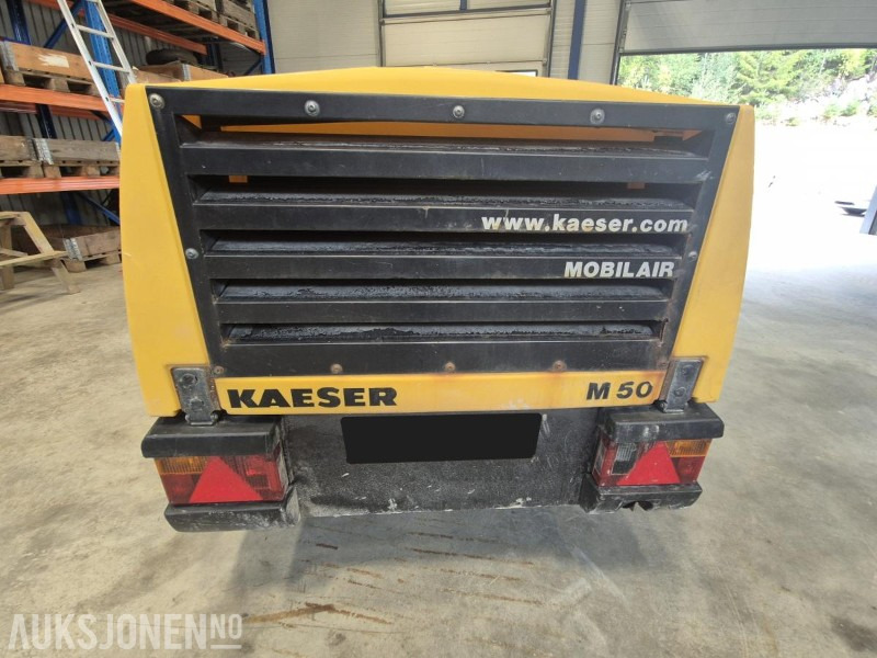 2014 Kaeser M50, tilhengermontert luftkompressor, 811 t - Equipo de construcción: foto 3 2014 Kaeser M50, tilhengermontert luftkompressor, 811 t - Equipo de construcción: foto 3