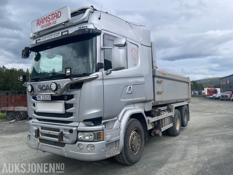 Camión volquete 2015 Scania R 520 6x2 Tippbil brøyterigget- Midt montert skjær med full funksjon-Eu-godkjent til 26: foto 1