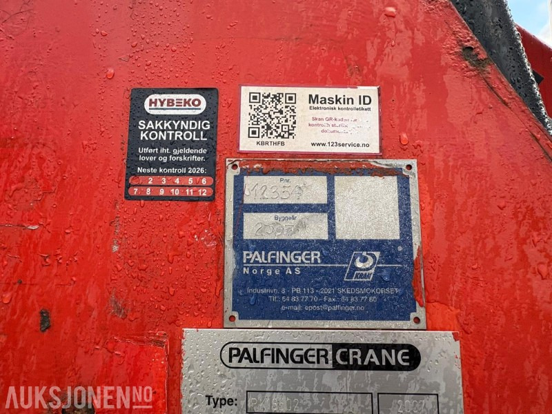 Camión grúa 2015 VOLVO FH540 6X2 Euro6 Kranbil med Palfinger PK16502: foto 12