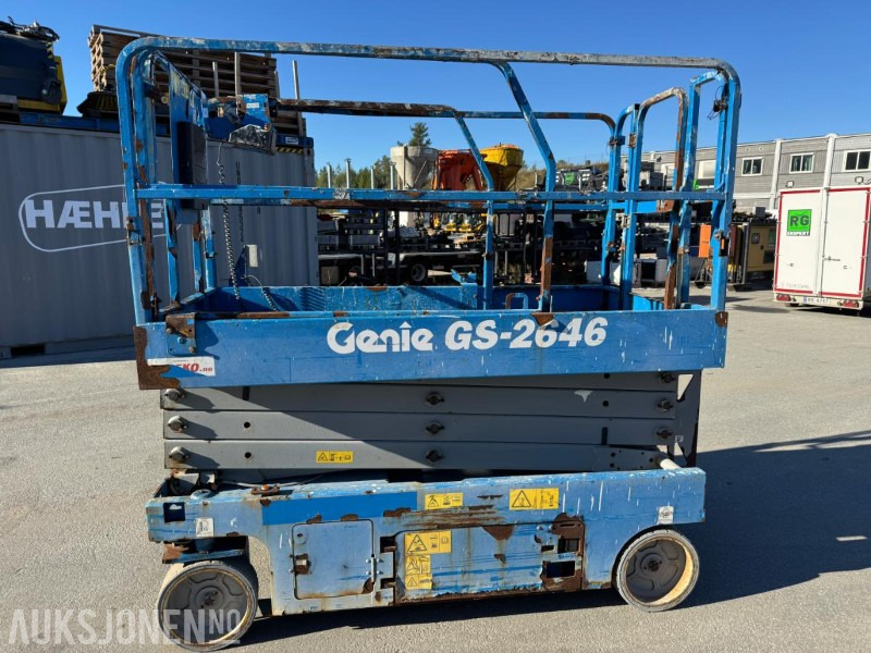 2016 Genie GS-2646 batteridreven sakselift / 10m / Årskontrollert - Plataforma elevadora: foto 2 2016 Genie GS-2646 batteridreven sakselift / 10m / Årskontrollert - Plataforma elevadora: foto 2