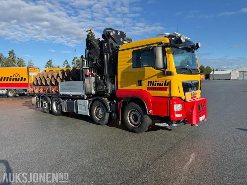 2017 MAN TGS 35.500 KRANBIL M/HIAB X-HIPRO 548 KRAN 8X4 HYDRODRIVE SERVICEHISTORIKK LAV KM. - Camión grúa: foto 4 2017 MAN TGS 35.500 KRANBIL M/HIAB X-HIPRO 548 KRAN 8X4 HYDRODRIVE SERVICEHISTORIKK LAV KM. - Camión grúa: foto 4