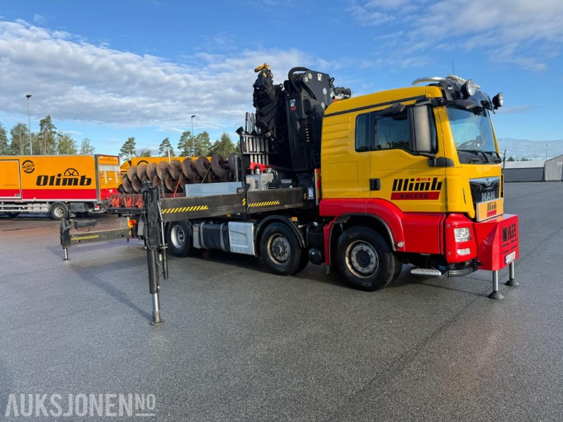 2017 MAN TGS 35.500 KRANBIL M/HIAB X-HIPRO 548 KRAN 8X4 HYDRODRIVE SERVICEHISTORIKK LAV KM. - Camión grúa: foto 2 2017 MAN TGS 35.500 KRANBIL M/HIAB X-HIPRO 548 KRAN 8X4 HYDRODRIVE SERVICEHISTORIKK LAV KM. - Camión grúa: foto 2