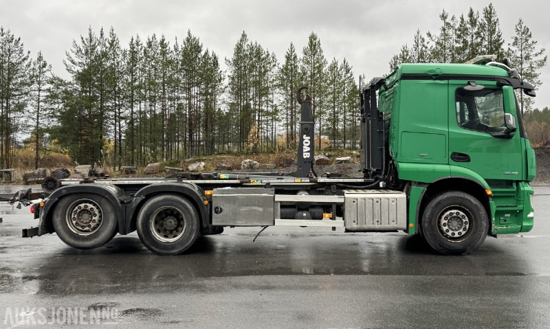 2017 MERCEDES-BENZ ACTROS 2546 6X2 KROKBIL JOAB EURO6 RETARDER VBG KAMERA LUFTFJÆRING - Camión multibasculante: foto 4 2017 MERCEDES-BENZ ACTROS 2546 6X2 KROKBIL JOAB EURO6 RETARDER VBG KAMERA LUFTFJÆRING - Camión multibasculante: foto 4