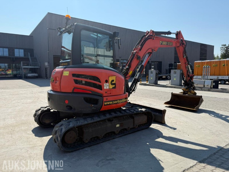 2018 Kubota U55-4 BELTEGRAVER ENGCON TILTROTATOR 2 SKUFFER SERVICEHISTORIKK SENTRALSMØRING - Excavadora: foto 5 2018 Kubota U55-4 BELTEGRAVER ENGCON TILTROTATOR 2 SKUFFER SERVICEHISTORIKK SENTRALSMØRING - Excavadora: foto 5