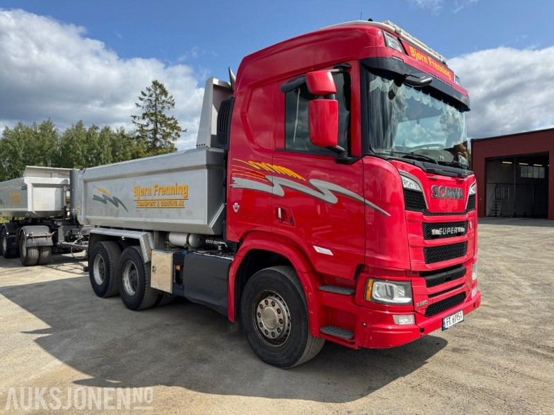 2018 Scania R580 GODT UTSTYRT TIPPBIL MED 3 AKSLET HENGER - Camión volquete: foto 4 2018 Scania R580 GODT UTSTYRT TIPPBIL MED 3 AKSLET HENGER - Camión volquete: foto 4