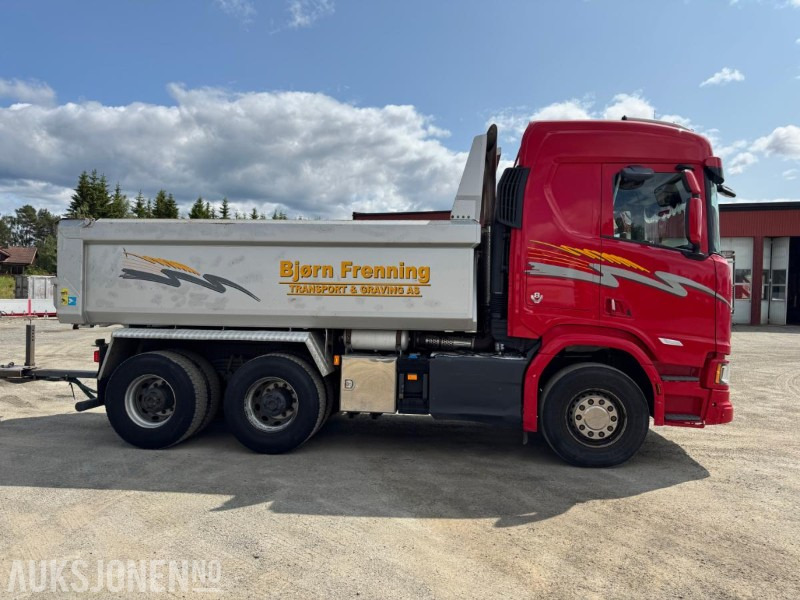 2018 Scania R580 GODT UTSTYRT TIPPBIL MED 3 AKSLET HENGER - Camión volquete: foto 5 2018 Scania R580 GODT UTSTYRT TIPPBIL MED 3 AKSLET HENGER - Camión volquete: foto 5