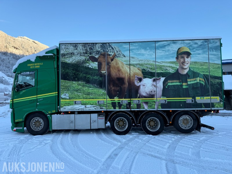 2018 Volvo FH 540 8X4 Skapbil med Bussbygg Volumax påbygg - Eu godkjent - Servicehistorikk - Camión caja cerrada: foto 2 2018 Volvo FH 540 8X4 Skapbil med Bussbygg Volumax påbygg - Eu godkjent - Servicehistorikk - Camión caja cerrada: foto 2