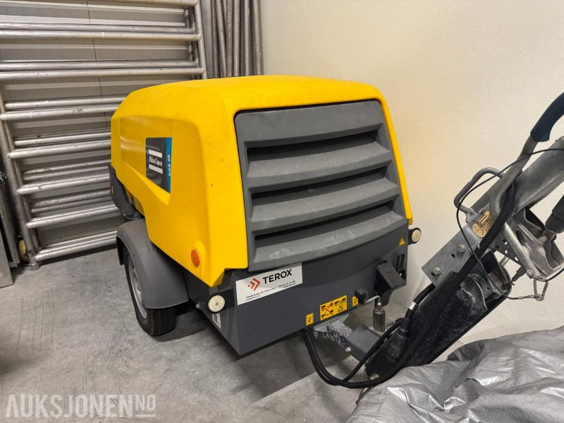 2019 Atlas Copco XAS68 kompressor med trykkluftkjøling - Equipo de construcción: foto 2 2019 Atlas Copco XAS68 kompressor med trykkluftkjøling - Equipo de construcción: foto 2