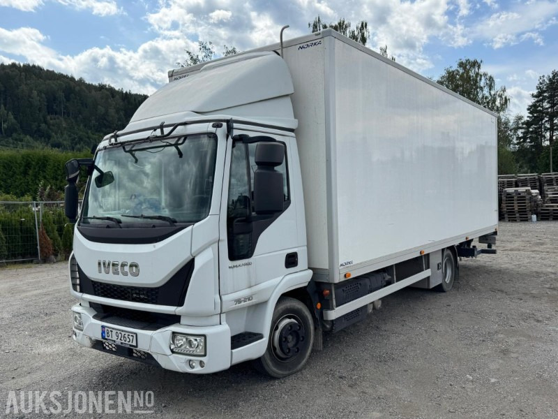 2019 Iveco Eurocargo skapbil med varme og kjøl i skap / 43126 km - Camión caja cerrada: foto 1 2019 Iveco Eurocargo skapbil med varme og kjøl i skap / 43126 km - Camión caja cerrada: foto 1
