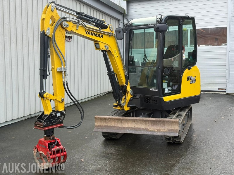 2021 Yanmar SV26 – HK S40 - Kun 352 timer / 2 skuffer / tømmerklo - Miniexcavadora: foto 1 2021 Yanmar SV26 – HK S40 - Kun 352 timer / 2 skuffer / tømmerklo - Miniexcavadora: foto 1