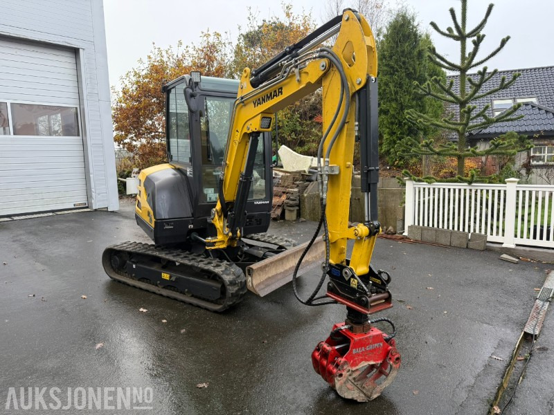 2021 Yanmar SV26 – HK S40 - Kun 352 timer / 2 skuffer / tømmerklo - Miniexcavadora: foto 3 2021 Yanmar SV26 – HK S40 - Kun 352 timer / 2 skuffer / tømmerklo - Miniexcavadora: foto 3