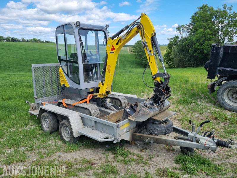 2022 Wacker Neuson ET16 mini graver med henger NC8296 - Excavadora: foto 2 2022 Wacker Neuson ET16 mini graver med henger NC8296 - Excavadora: foto 2