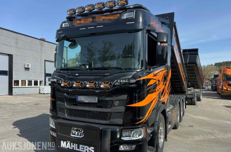 2024 Scania R590 8x4 krokbil - 12 000 km - serviceavtale - Camión multibasculante: foto 1 2024 Scania R590 8x4 krokbil - 12 000 km - serviceavtale - Camión multibasculante: foto 1