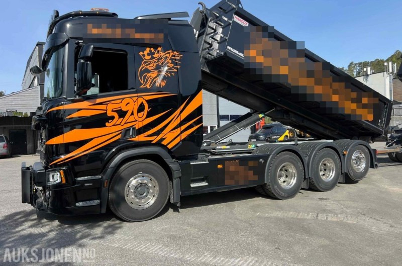2024 Scania R590 8x4 krokbil - 12 000 km - serviceavtale - Camión multibasculante: foto 3 2024 Scania R590 8x4 krokbil - 12 000 km - serviceavtale - Camión multibasculante: foto 3