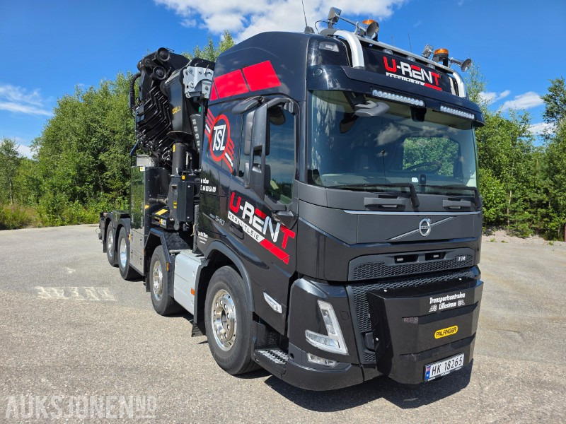 2024 Volvo FM 540 8X2 kranbil 165 tm med vinsj lasteflak elpumpe/el aggregat - Camión grúa: foto 3 2024 Volvo FM 540 8X2 kranbil 165 tm med vinsj lasteflak elpumpe/el aggregat - Camión grúa: foto 3