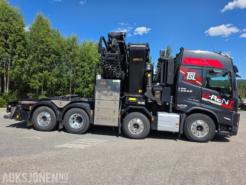 2024 Volvo FM 540 8X2 kranbil 165 tm med vinsj lasteflak elpumpe/el aggregat - Camión grúa: foto 4 2024 Volvo FM 540 8X2 kranbil 165 tm med vinsj lasteflak elpumpe/el aggregat - Camión grúa: foto 4