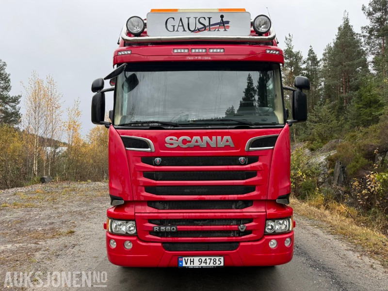 2018 Scania R580-V8-6x4-EURO6-260.000km-Tippsemi m/ Langendorf tralle - Cabeza tractora: foto 3 2018 Scania R580-V8-6x4-EURO6-260.000km-Tippsemi m/ Langendorf tralle - Cabeza tractora: foto 3