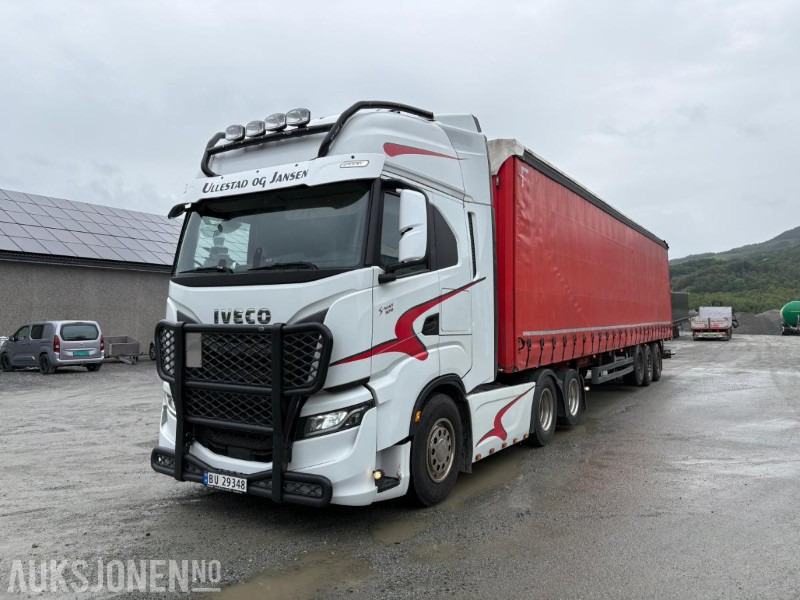 2021 Iveco S-way 570 trekkvogn med 3akslet kel-berg henger - Cabeza tractora: foto 2 2021 Iveco S-way 570 trekkvogn med 3akslet kel-berg henger - Cabeza tractora: foto 2