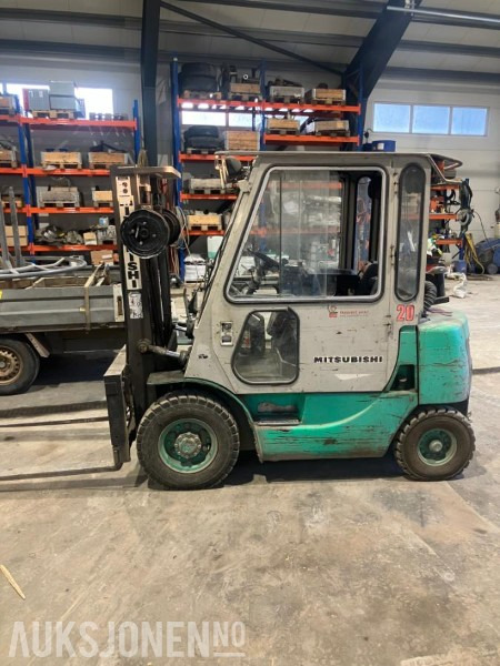 1994 Mitsubishi FD- 20/Cap, gaffeltruck - Equipo de manutención: foto 2 1994 Mitsubishi FD- 20/Cap, gaffeltruck - Equipo de manutención: foto 2