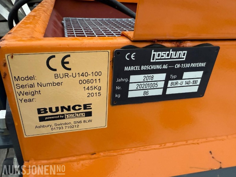 2015 Boschung Minispreder BUR-U140-100 - Implemento para Maquinaria de construcción: foto 2 2015 Boschung Minispreder BUR-U140-100 - Implemento para Maquinaria de construcción: foto 2