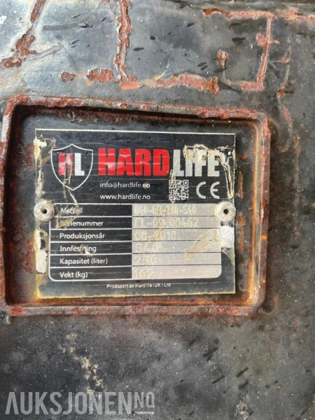 2018 Hardlife 040-GR-230-S40 Kabel/Smal skuffe - Implemento para Maquinaria de construcción: foto 4 2018 Hardlife 040-GR-230-S40 Kabel/Smal skuffe - Implemento para Maquinaria de construcción: foto 4