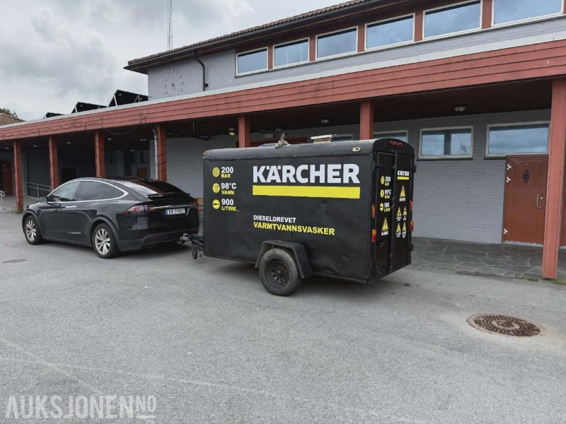 Kärcher Hds 1000 de Henger med vanntank og kraftig Karcher dieseldrevet høytrykksvasker - Maquinaria industrial: foto 4 Kärcher Hds 1000 de Henger med vanntank og kraftig Karcher dieseldrevet høytrykksvasker - Maquinaria industrial: foto 4