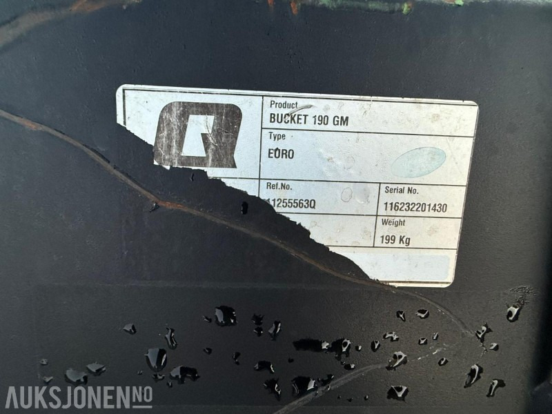 Skuffe til laster med Euro feste 190GM - Cazo cargador: foto 3 Skuffe til laster med Euro feste 190GM - Cazo cargador: foto 3