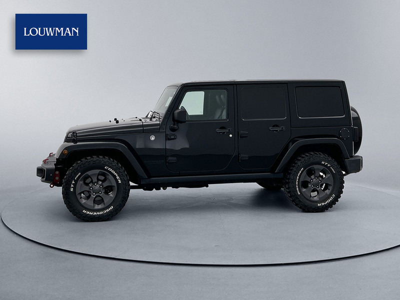 Furgoneta pequeña Jeep Wrangler 2.8 CRD Night Eagle Grijs Kenteken Cruise Control Navigatie Airco Trekhaak 4X4 Alpine Audio: foto 15