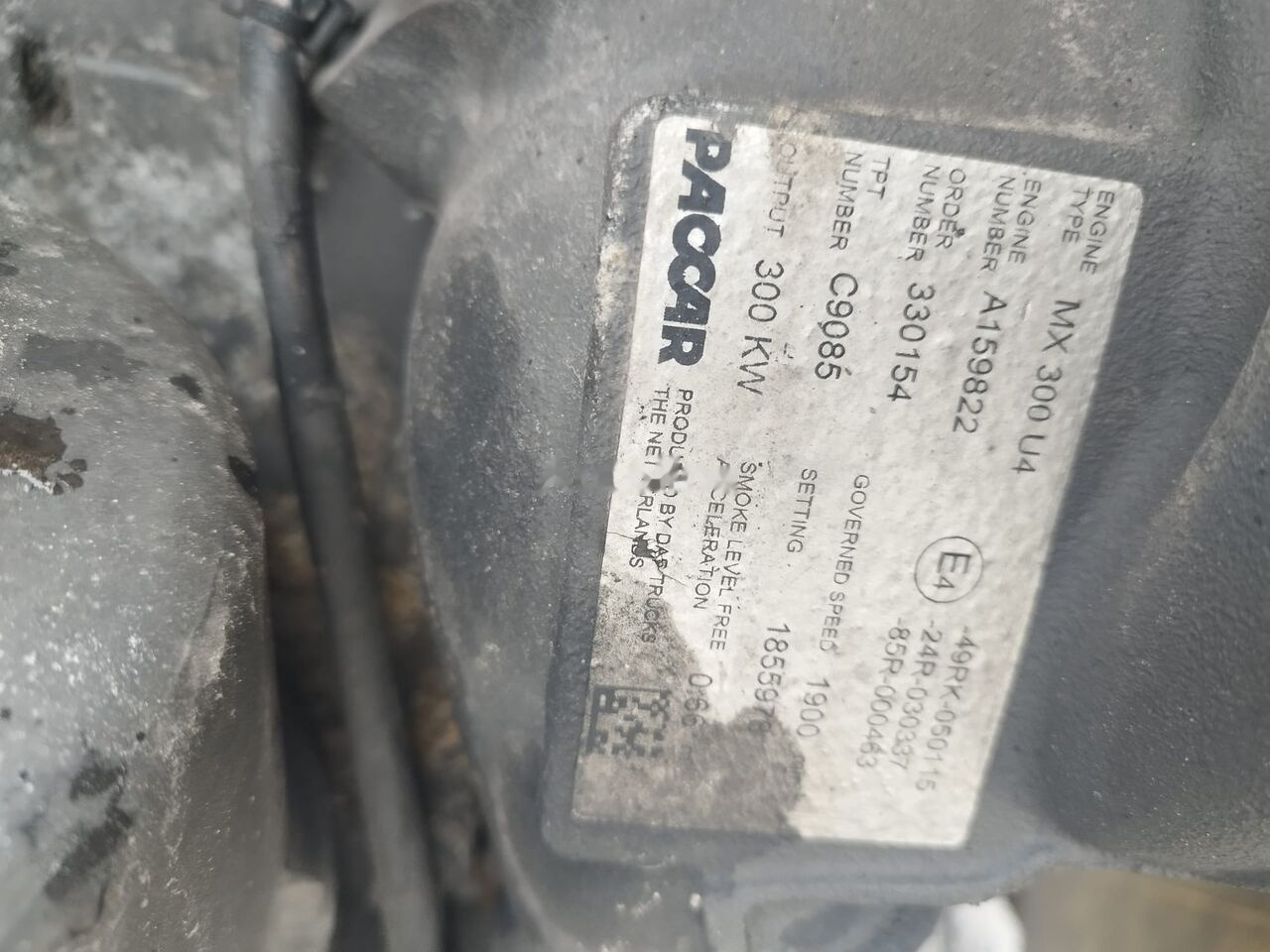 DAF MX 300 U4  DAF XF, CF - Motor para Camión: foto 4 DAF MX 300 U4  DAF XF, CF - Motor para Camión: foto 4